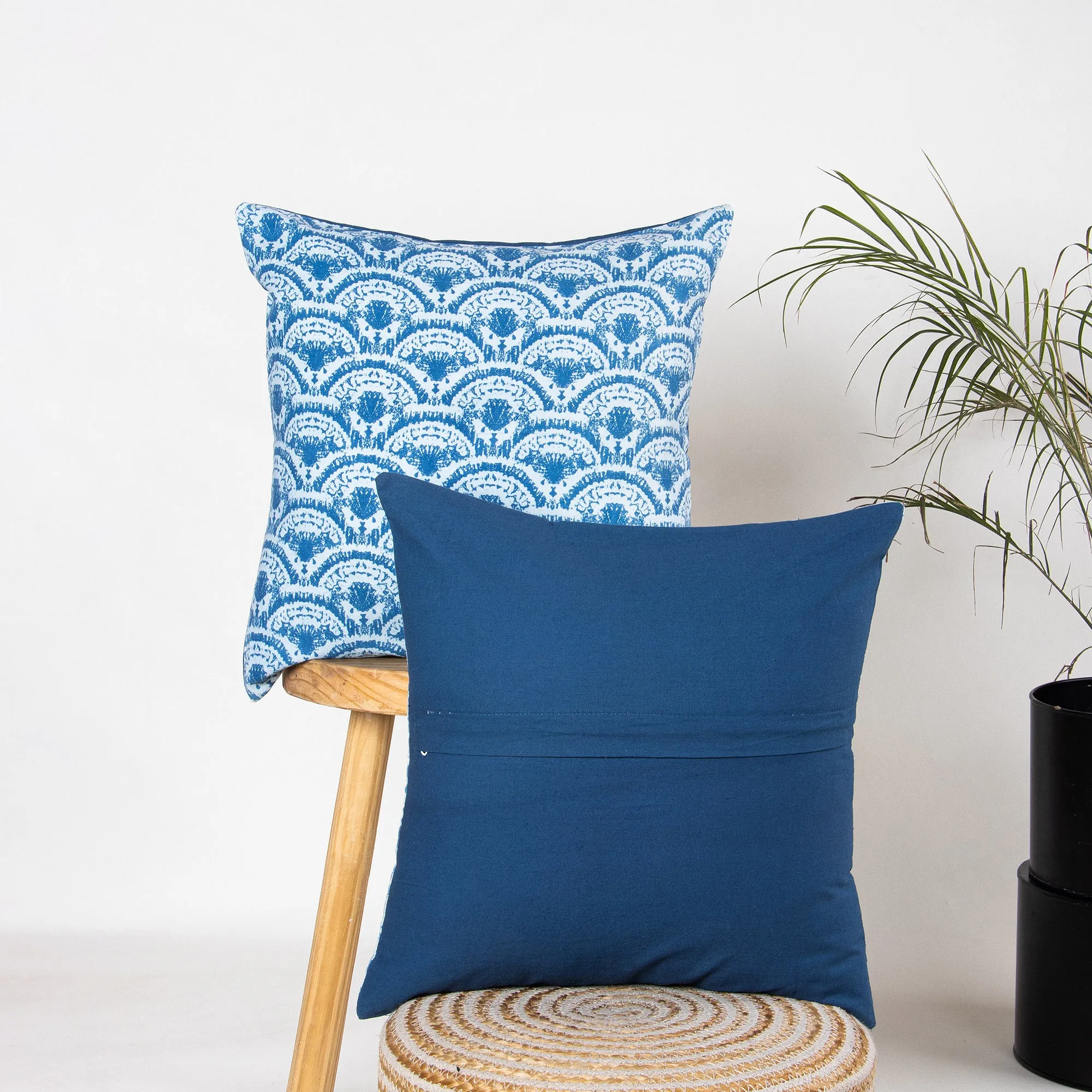 Indian Hand Block Printed Reversible Cotton Sofa Personalised Cushions