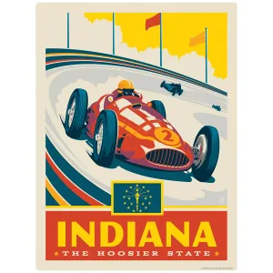 Indiana Hoosier State Indianapolis Speedway Vinyl Sticker