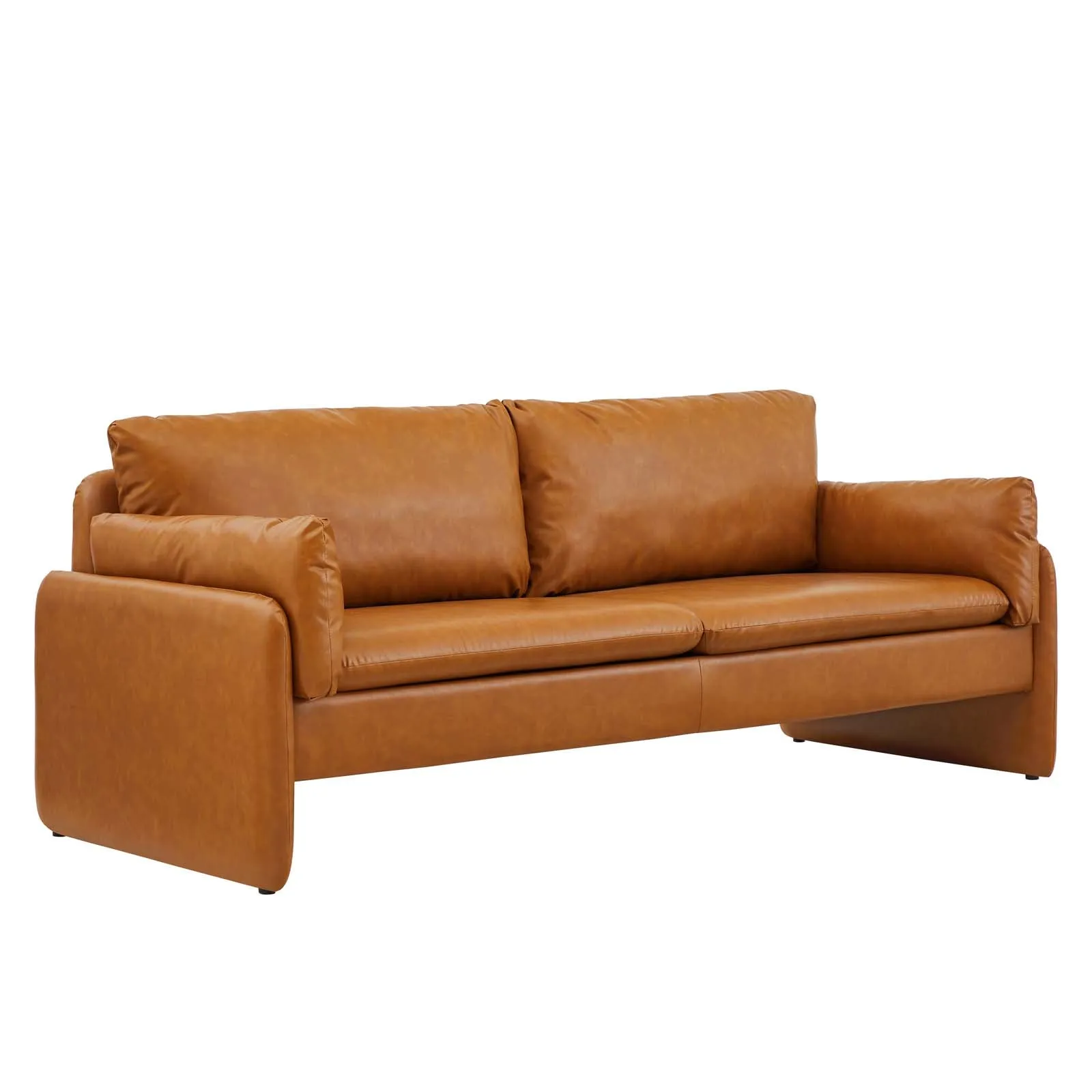 Indicate Vegan Leather Sofa