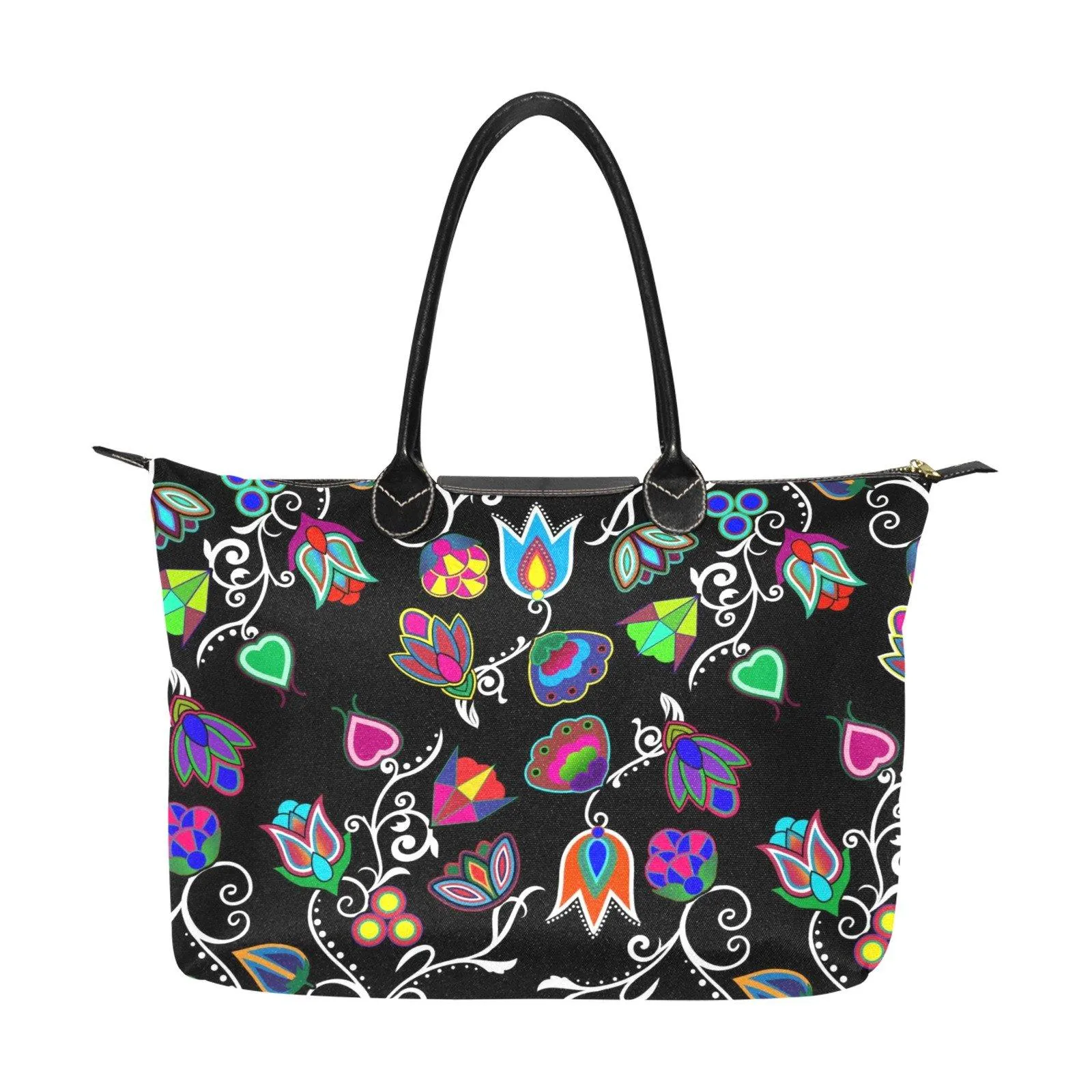 Indigenous Paisley Black Single-Shoulder Lady Handbag