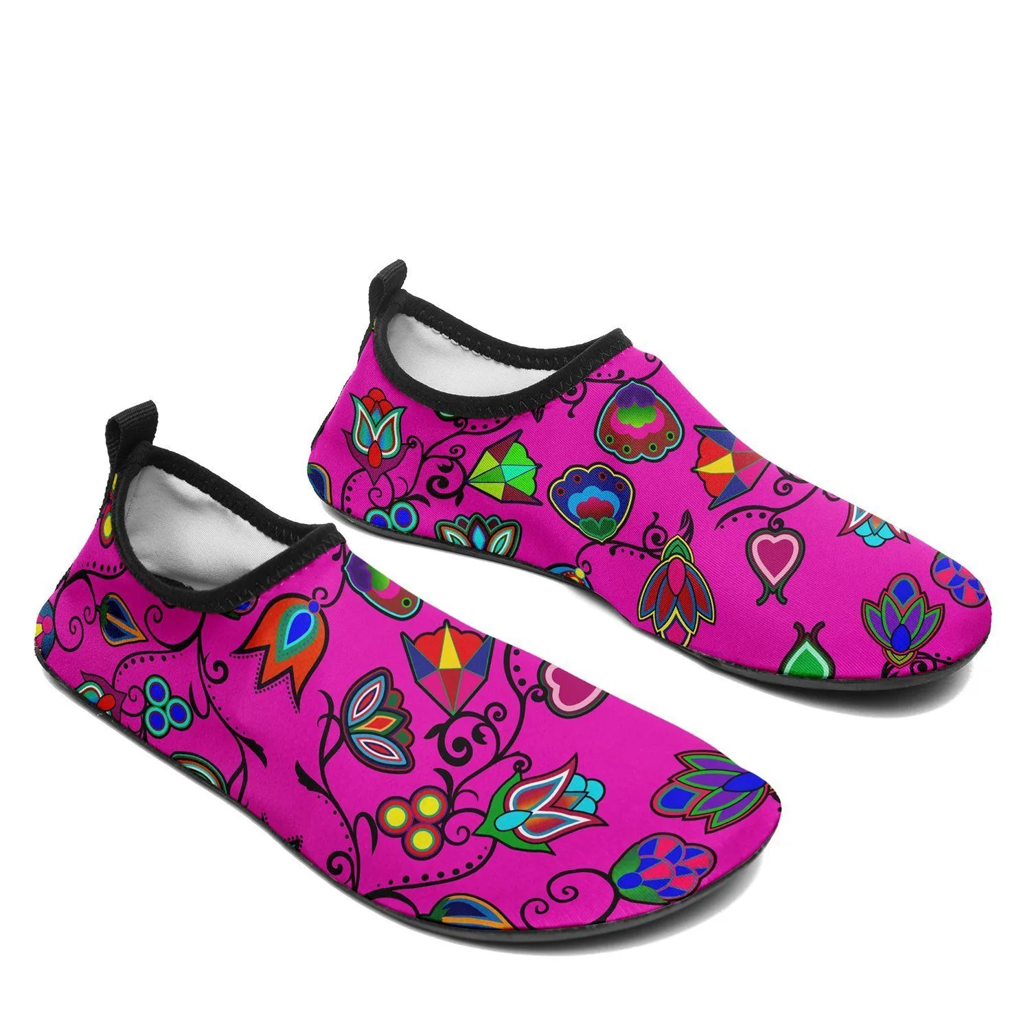 Indigenous Paisley Sockamoccs Kid's Sockamoccs Slip On Shoes