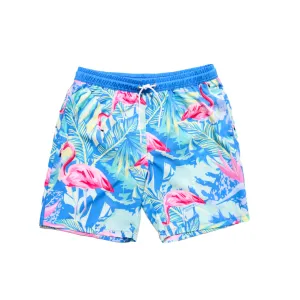 Indigo Flamingo Trunks Mens