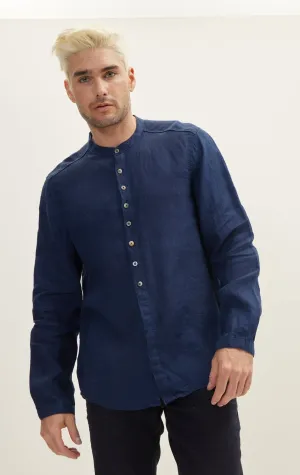 Indigo Linen Shirt