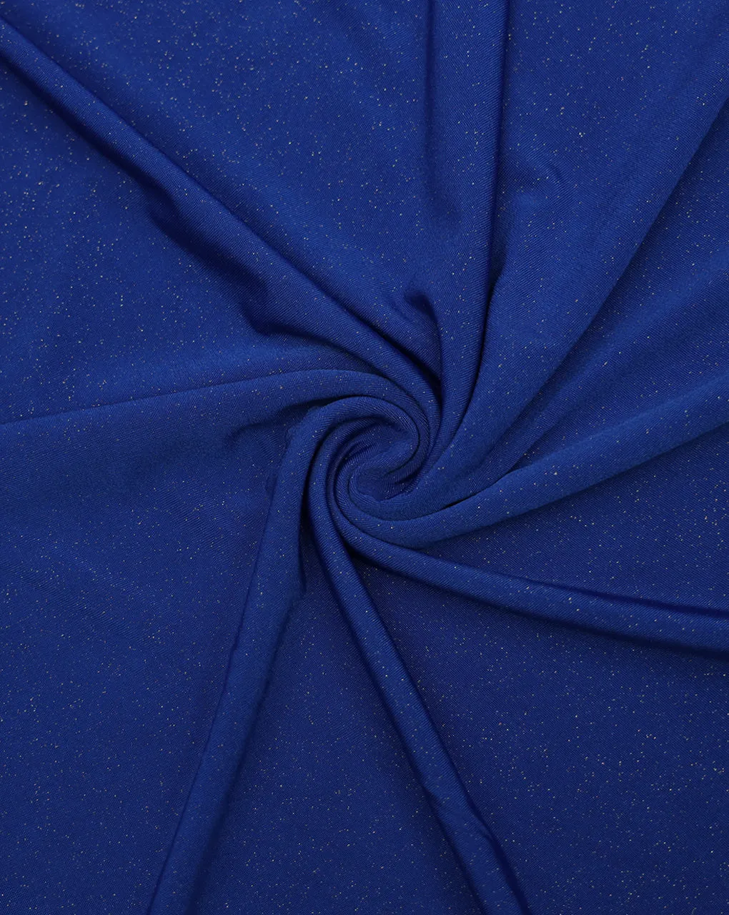 INDIGO POLYESTER KNITTED FOIL FABRIC