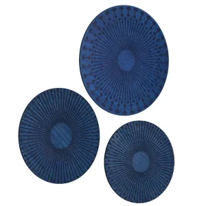 Indigo Sand Dollar Wall Plaques