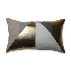 Indoor Christmas Avalon Gold Rectangular Throw Pillow