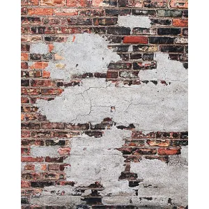 Industrial Brick Printed Backdrop