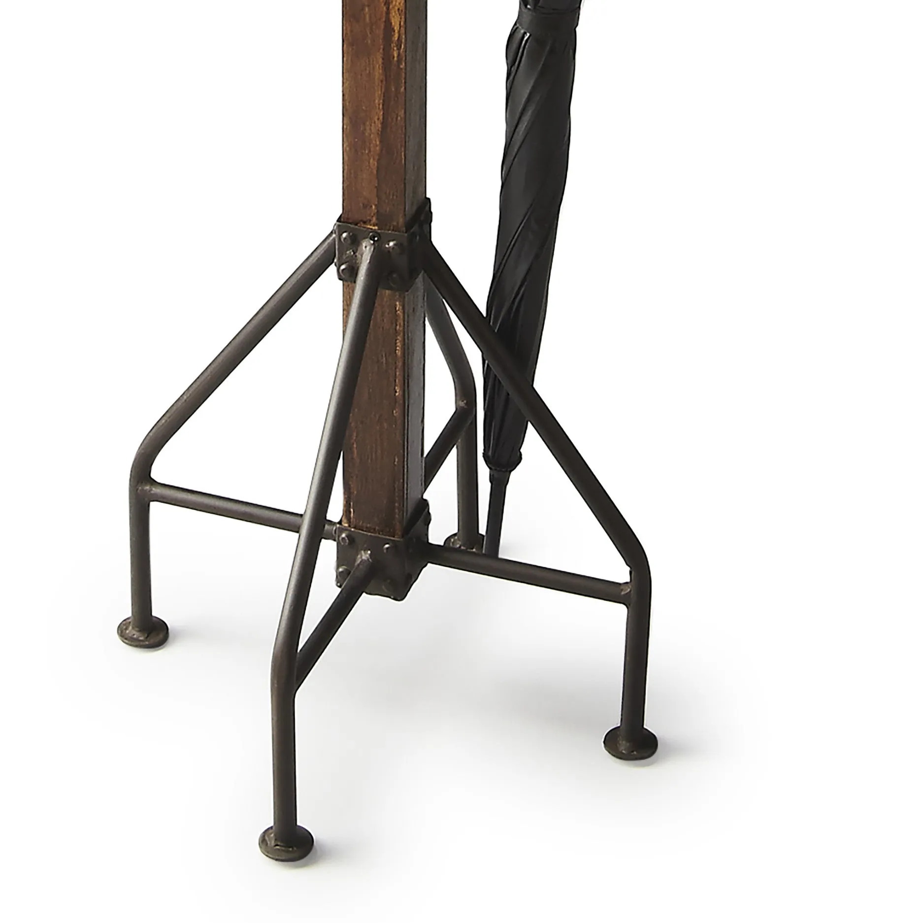 Industrial Modern Coat Umbrella and Hat Rack