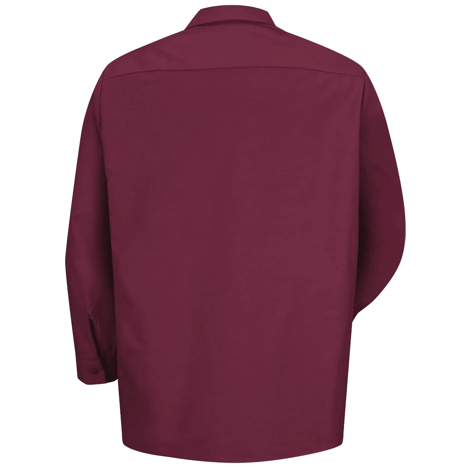 Industrial Work Shirt Long Sleeve - Burgundy