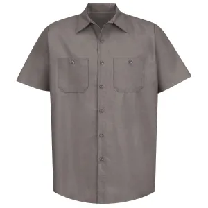 Industrial Work Shirt Short Sleeve - Gray