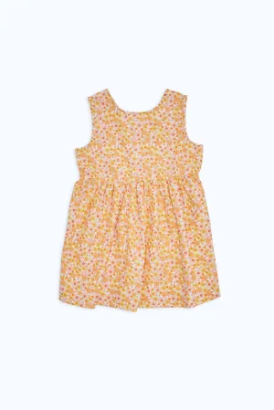 Infant Girls Pink Floral Print Dress