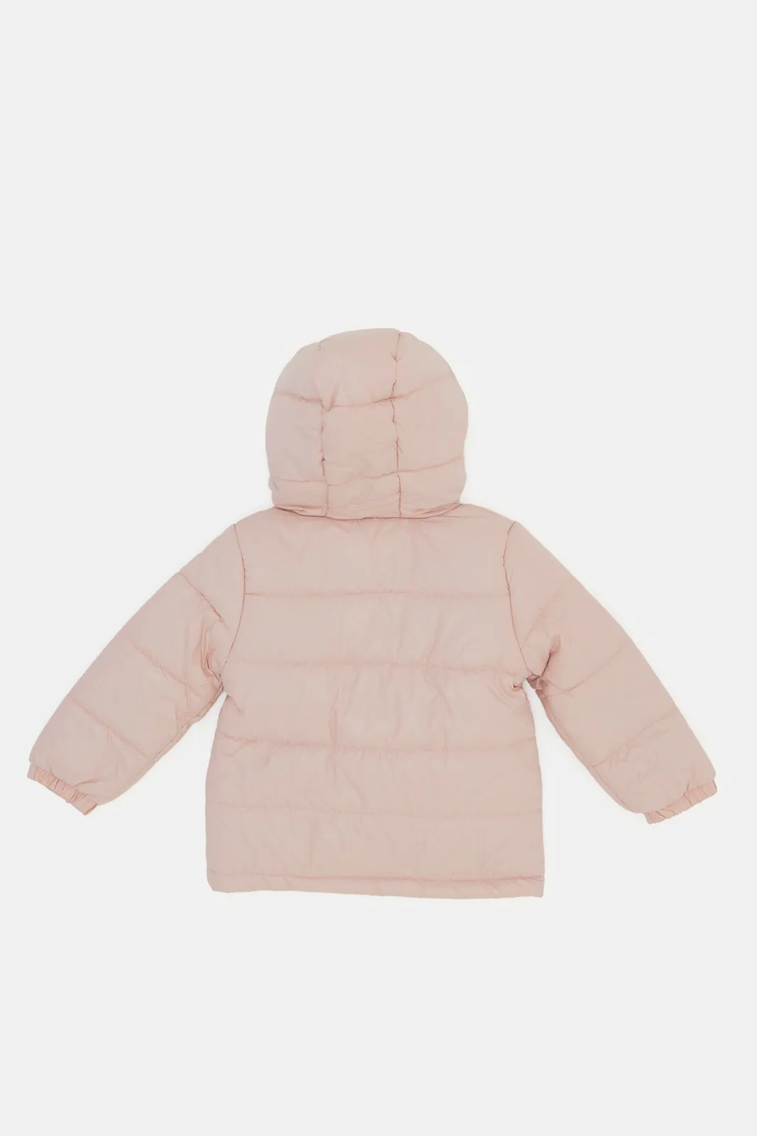 Infant Girls Pink Hooded Jacket