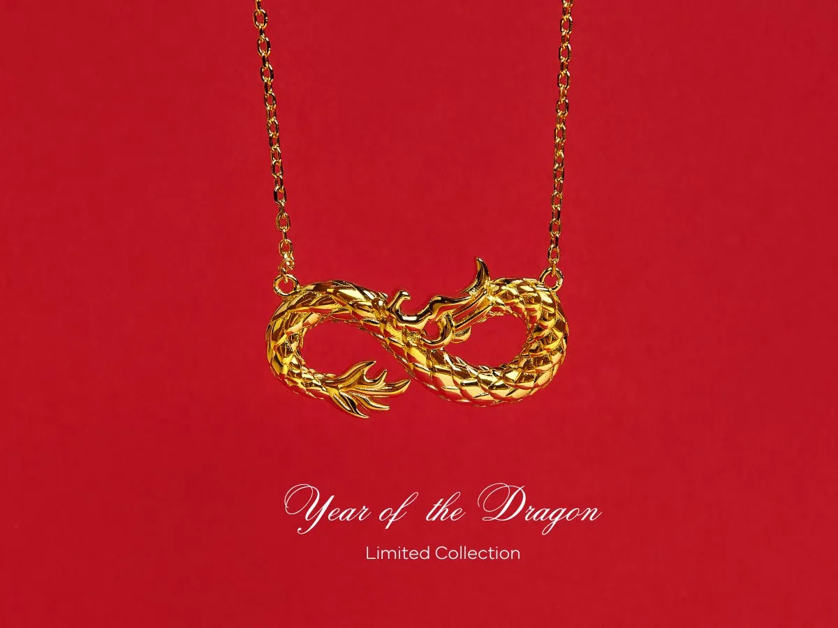 Infinity Dragon Necklace