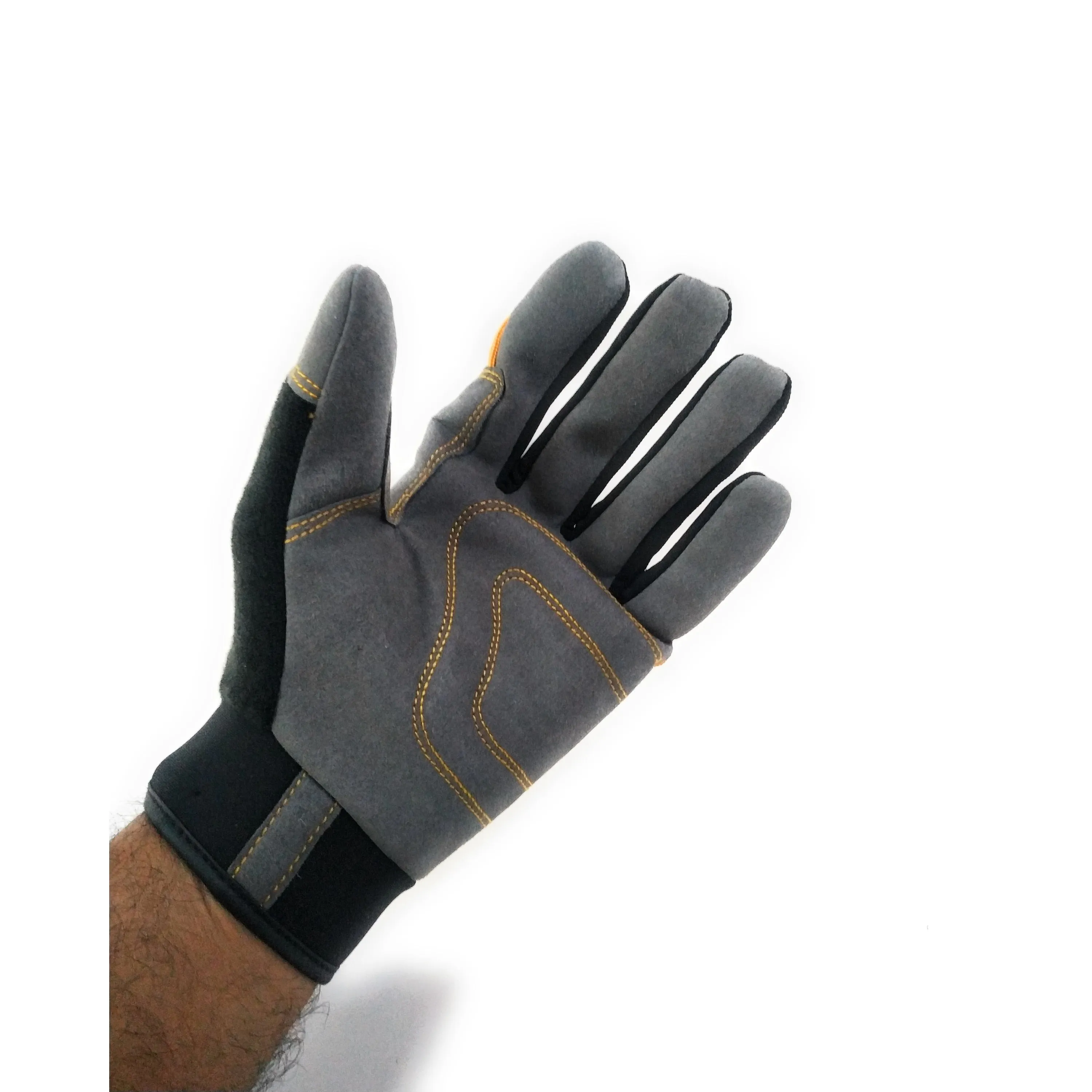 Ingco Microfiber Gloves – Cycling/Bikers/Trekkers/Machinist Gloves – Anti-Slip – Breathable Fiber – High Absorption Level - Puncture Resistant – Multi-Purpose Gloves – Abrasion Resistant