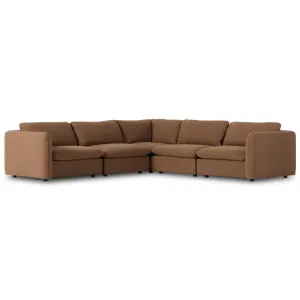 Ingel 5 Piece Sectional, Antwerp Cafe