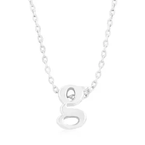 Initial G Silver Pendant