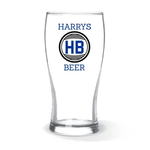 Initial Standard Beer Glass