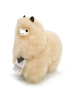 Inkari Alpaca soft toy-BLOND-Small 23cm