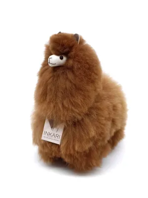 Inkari Alpaca soft toy-Naturals-CARAMEL-Medium 32cm