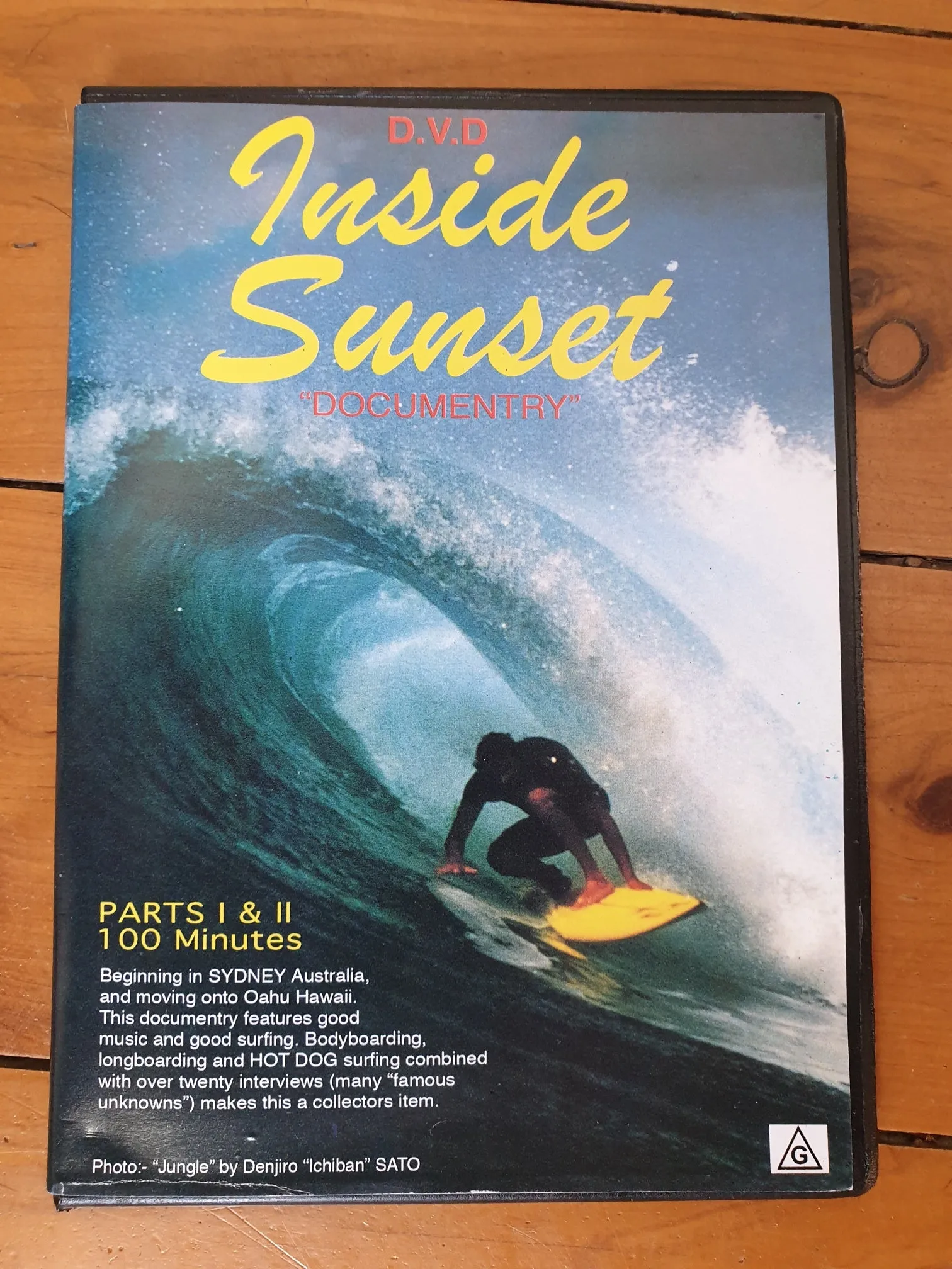 Inside Sunset DVD from Cronulla or Gymea Bay to Hawaii Waimea Bay