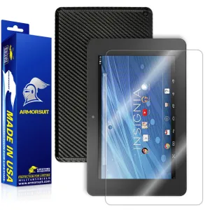 Insignia Flex 8 (Verizon LTE) Tablet Screen Protector   Black Carbon Fiber Skin Protector