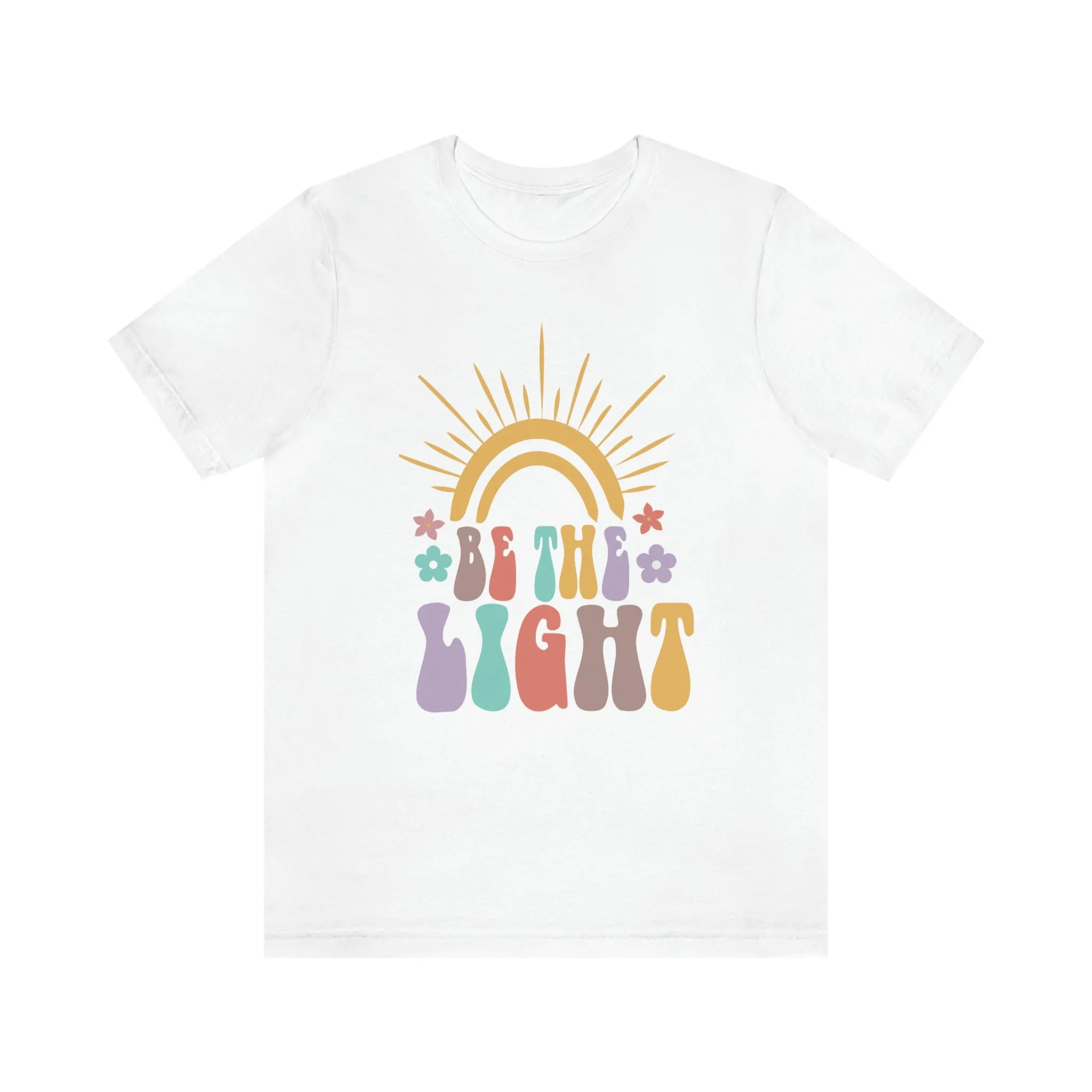 Inspirational Shirt Be The Light Bella Canvas 3001 Unisex Jersey Short Sleeve Tee