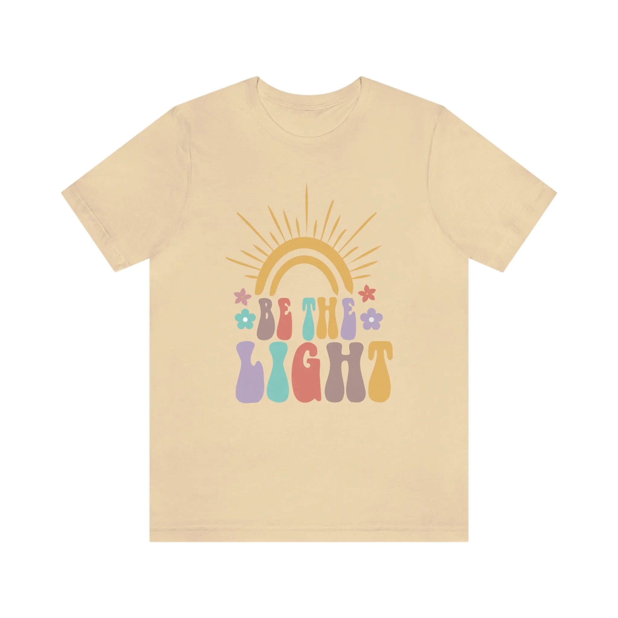 Inspirational Shirt Be The Light Bella Canvas 3001 Unisex Jersey Short Sleeve Tee