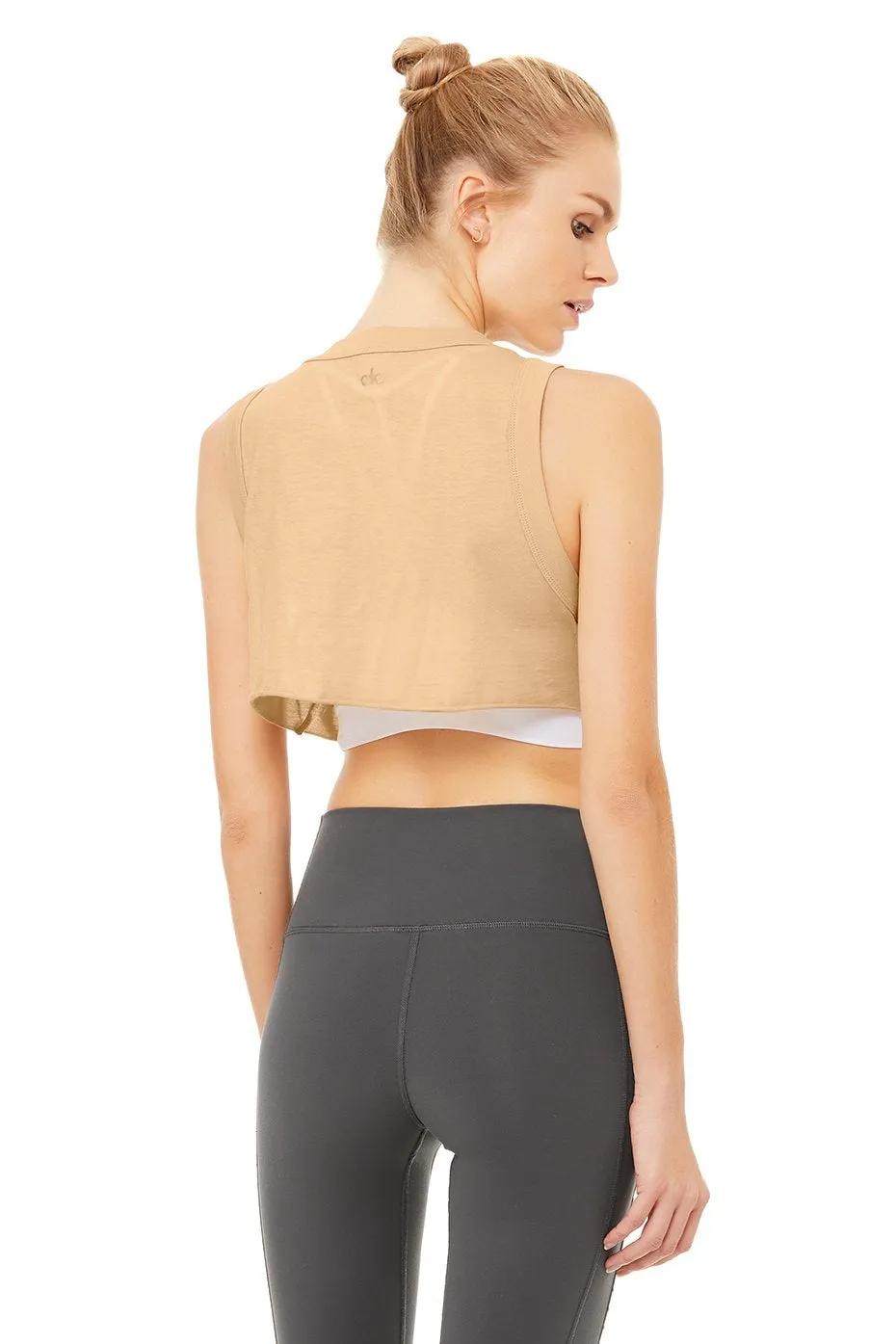 Inspire Crop Tank - Putty