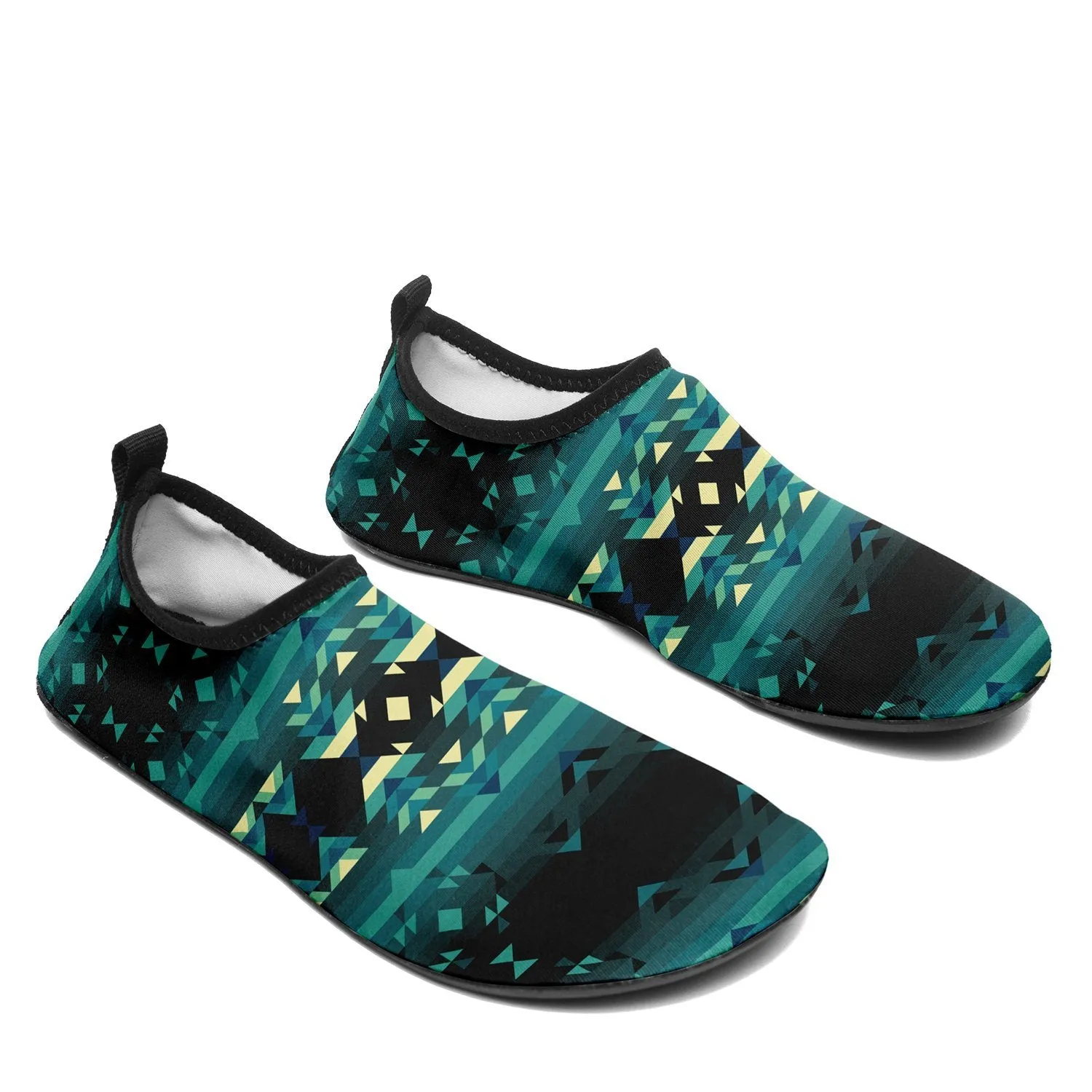 Inspire Green Kid's Sockamoccs Slip On Shoes