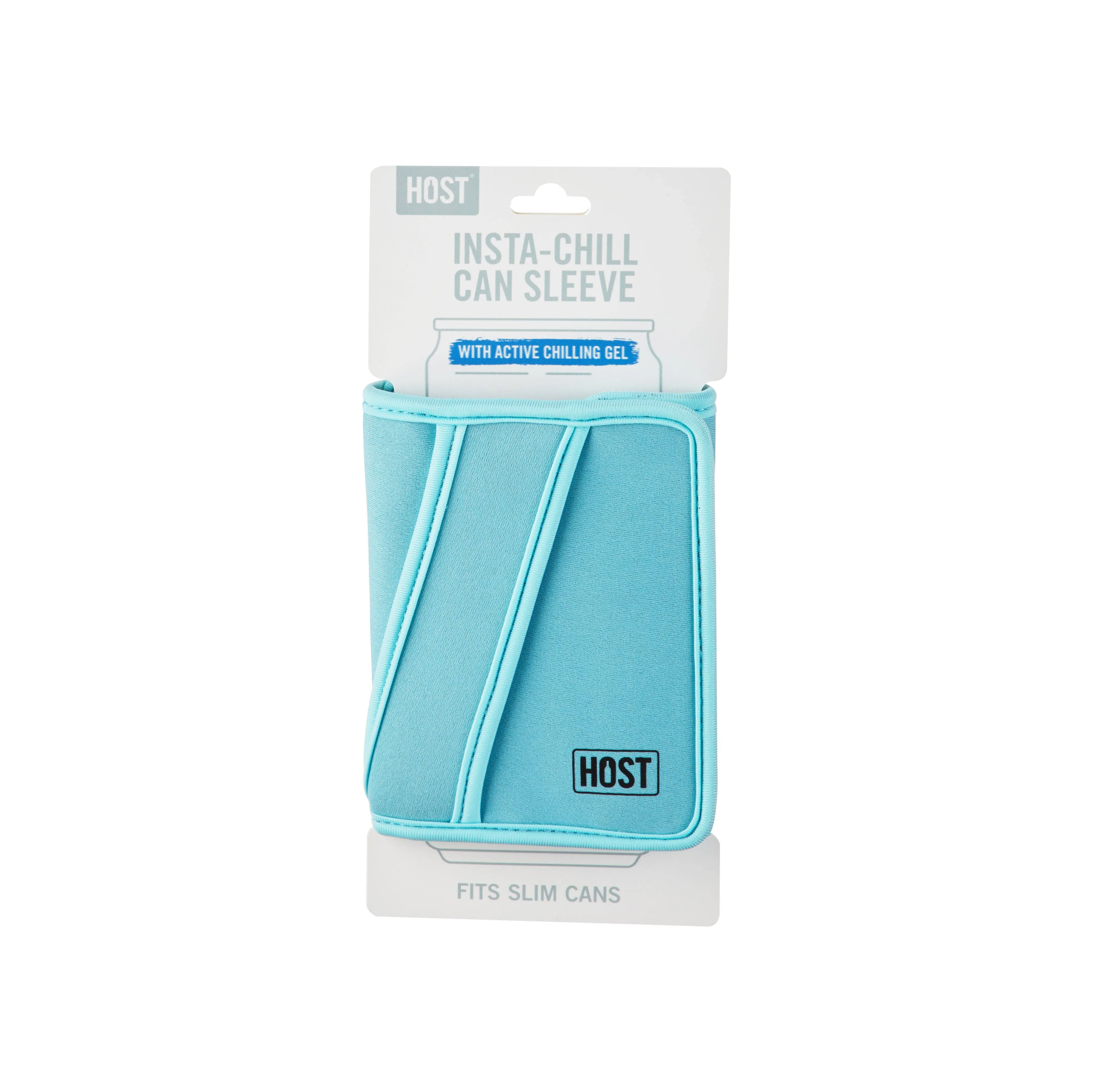 Insta-Chill Sleeve w/ Cooling Gel - Slim Cans - Ice Blue