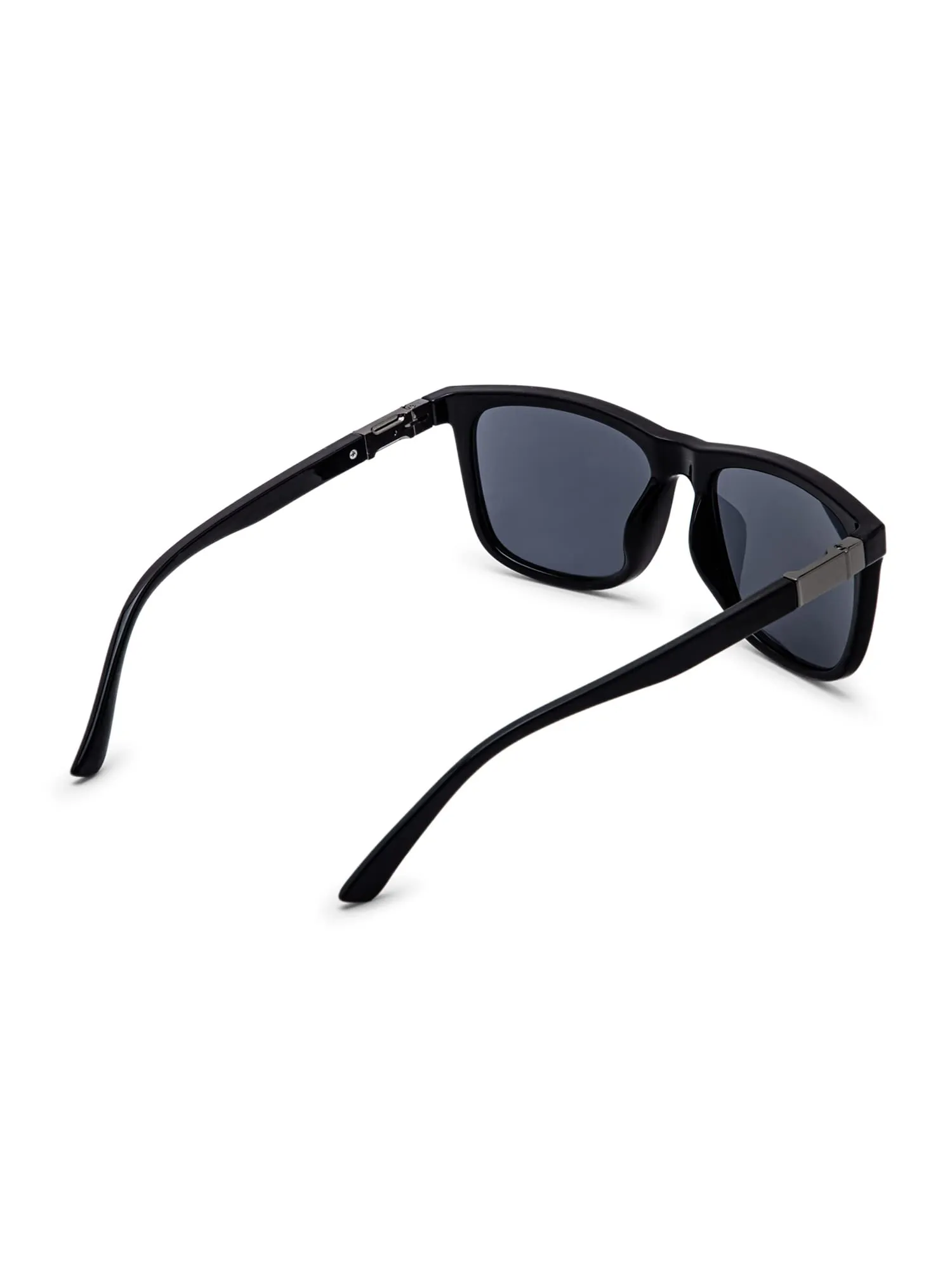 Intellilens | Branded Latest and Stylish Sunglasses | 100% UV Protected | Light Weight, Durable, Premium Looks | Men & Women | Black Lenses | Medium