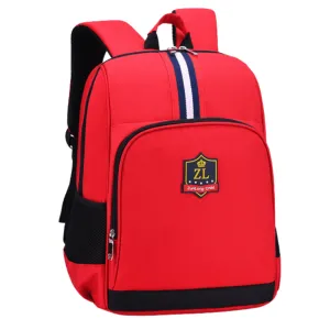 Inverted Stripes Backpack - Red