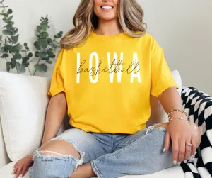 Iowa Basketball Gold Tee