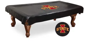 Iowa State Cyclones HBS Black Vinyl Billiard Pool Table Cover