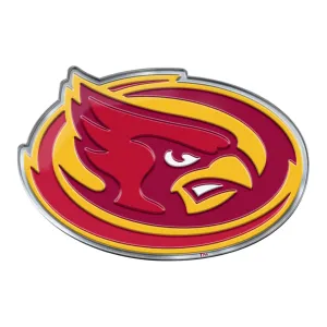 Iowa State Cyclones Heavy Duty Aluminum Embossed Color Emblem - Alternate