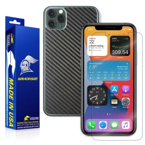 iPhone 11 Pro Max Screen Protector   Carbon Fiber Skin