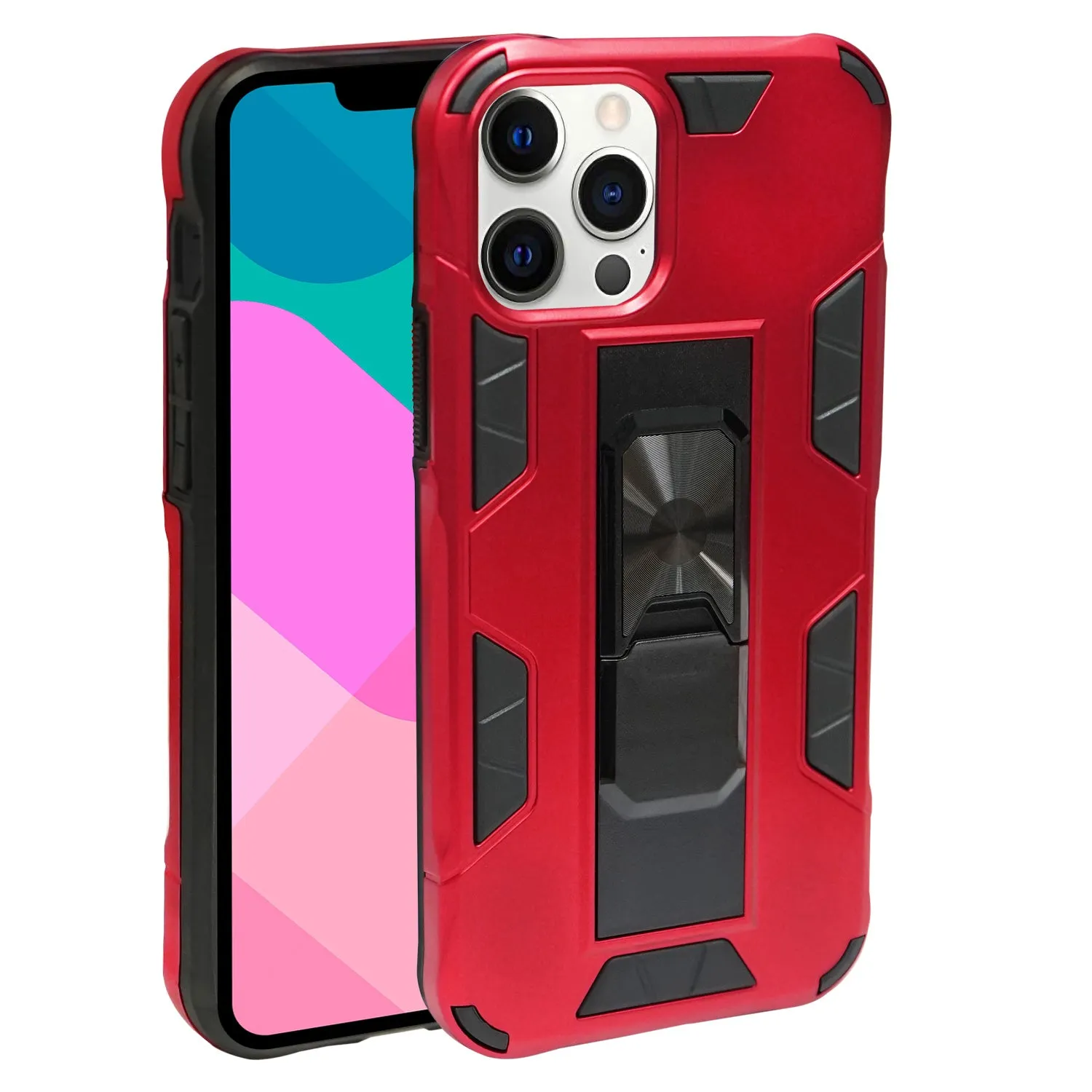 iPhone 12 Pro Case - Heavy-Duty, Kickstand