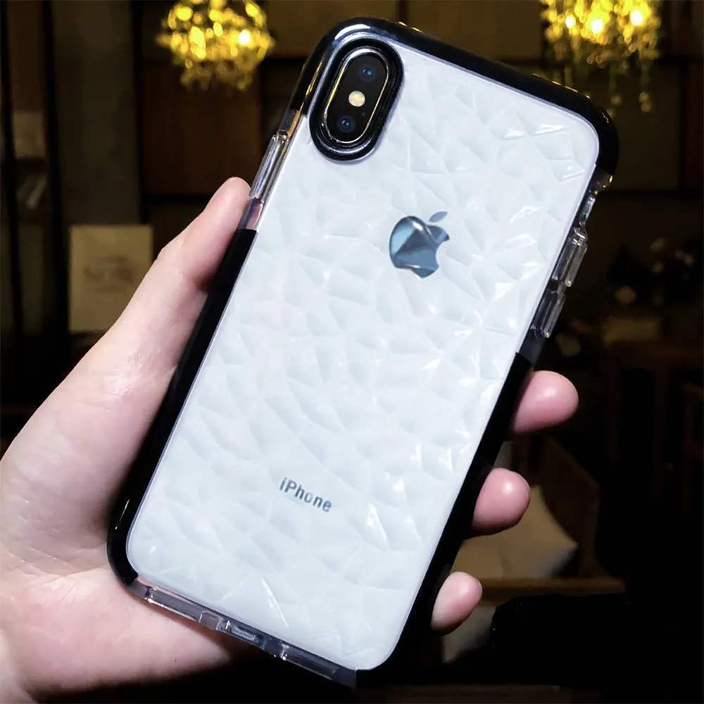 iPhone X /XS Case - Silicone Rubber Bumper, Clear