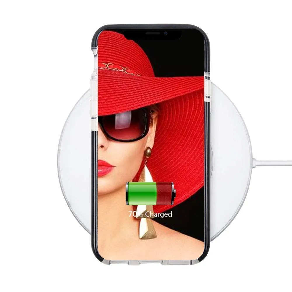 iPhone XR Case - Silicone Rubber Bumper, Clear