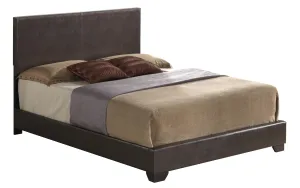 Ireland III Brown PU Queen Bed