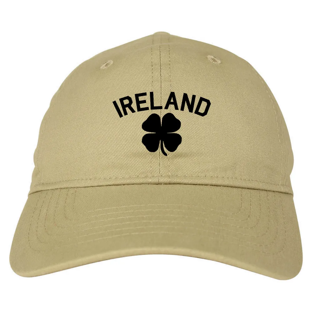 Ireland Shamrock St Paddys Day Mens Dad Hat Baseball Cap