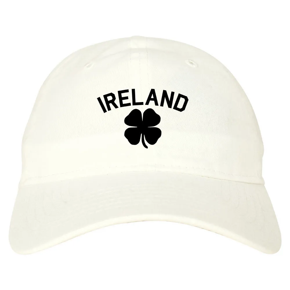 Ireland Shamrock St Paddys Day Mens Dad Hat Baseball Cap