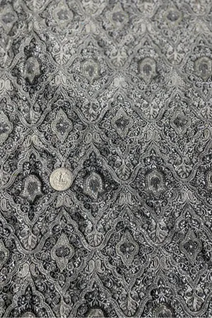 Iridescent Beading on Dark Gray