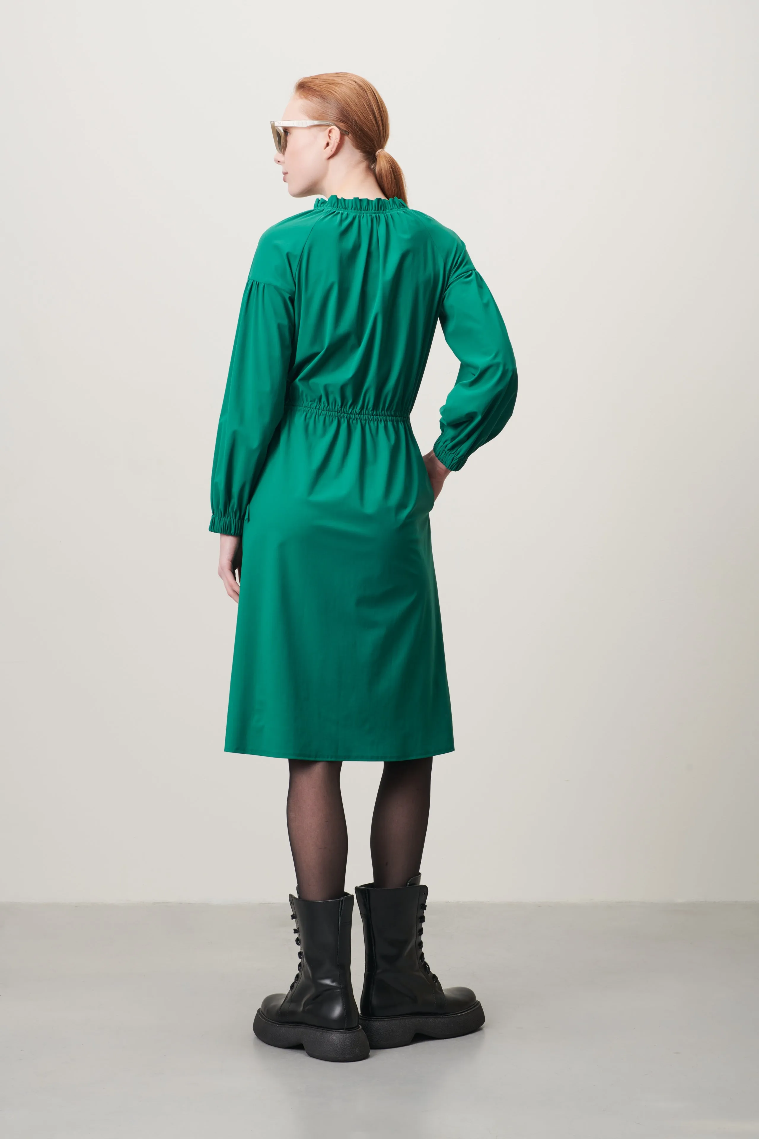 Iris Dress Technical Jersey | Green