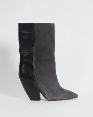 Iro 'pari' ankle boots, grey & black, 40