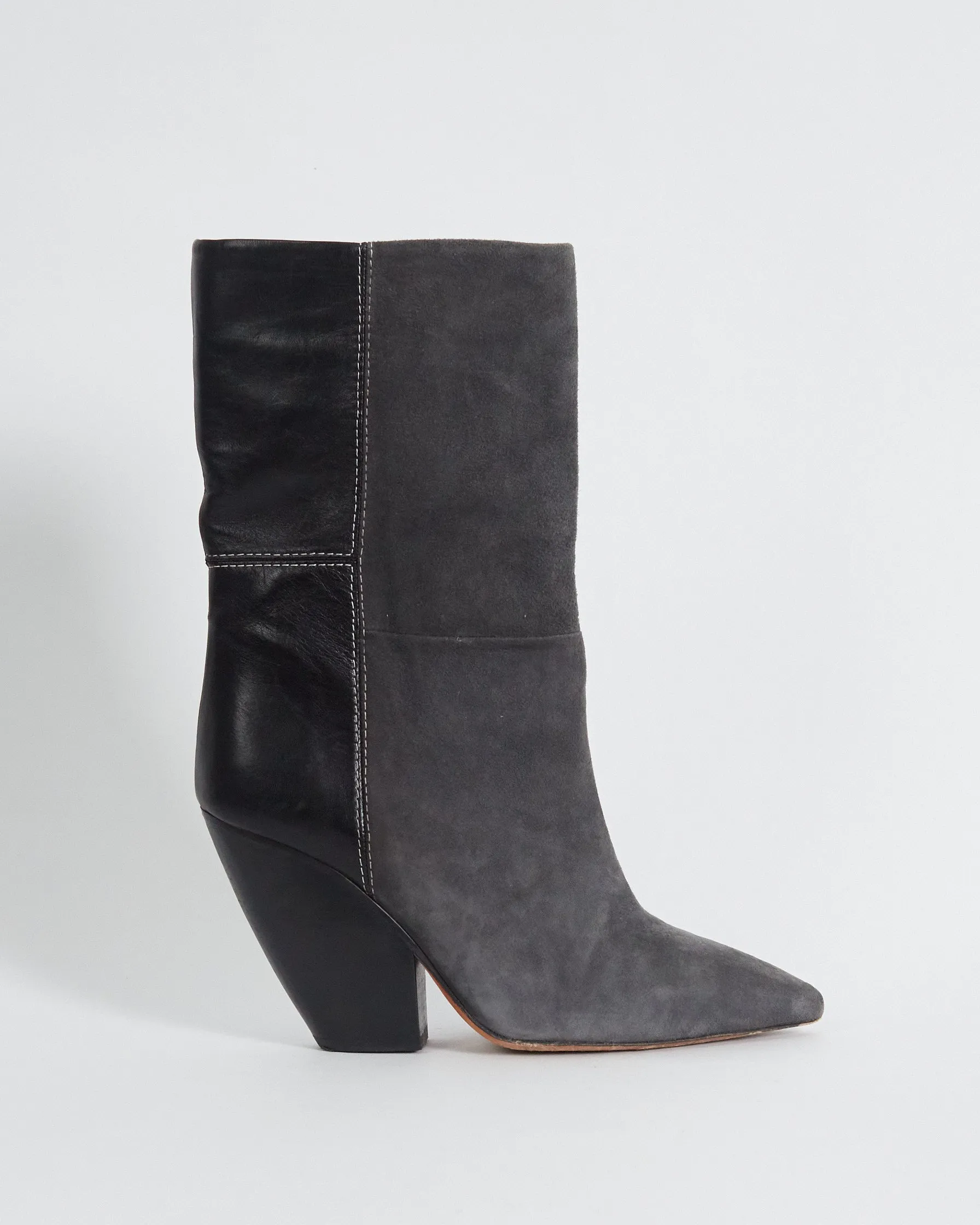 Iro 'pari' ankle boots, grey & black, 40