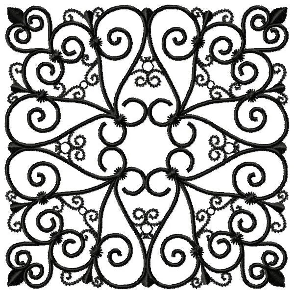 Iron & Lace 6x10--Set of 15 Designs