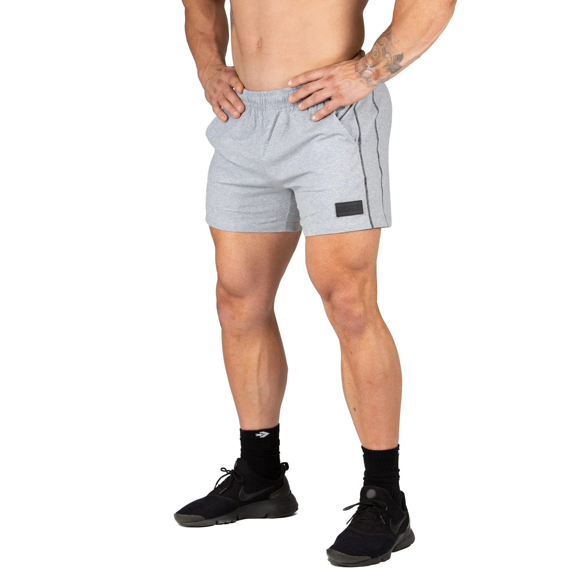 Iron Tanks Men's N1 Classic Shorts II (Marle Grey)