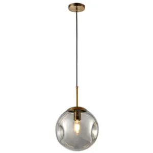 Irregular Glass Ball Pendant Light - Modern Mini Hanging Fixture for Dining Room and Kitchen