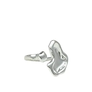 Irregular Shaped Silver Ring